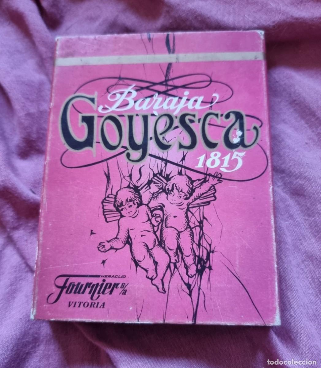 Playing Cards: BARAJA GOYESCA 1815 - DISE&Ntilde;O CLEMENTE DE ROJAS FOURNIER