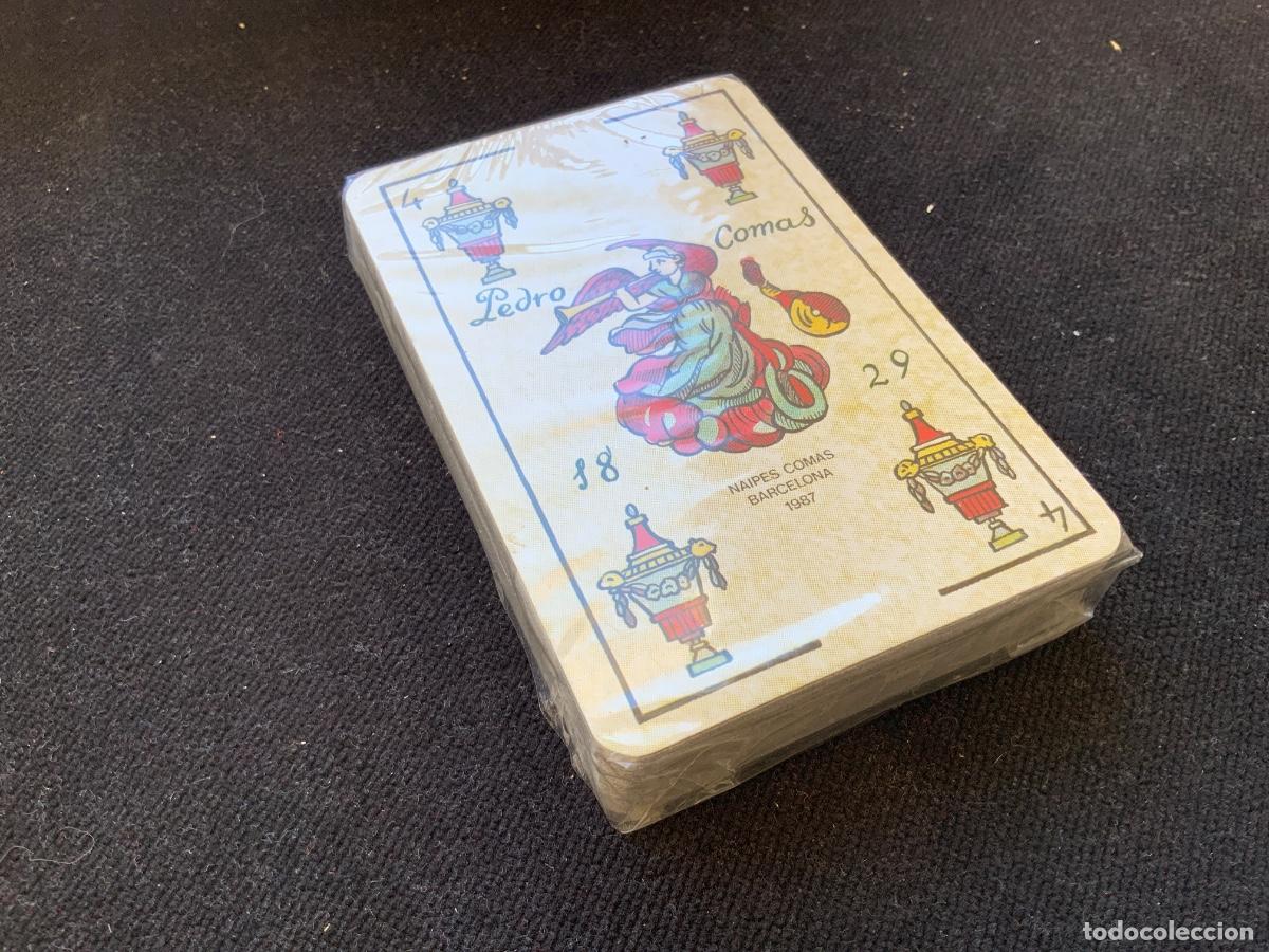 Barajas de cartas: Baraja de cartas Espa&ntilde;ola, naipes Pedro Comas 1987. Gestion accionistas Bbva. Precintada.
