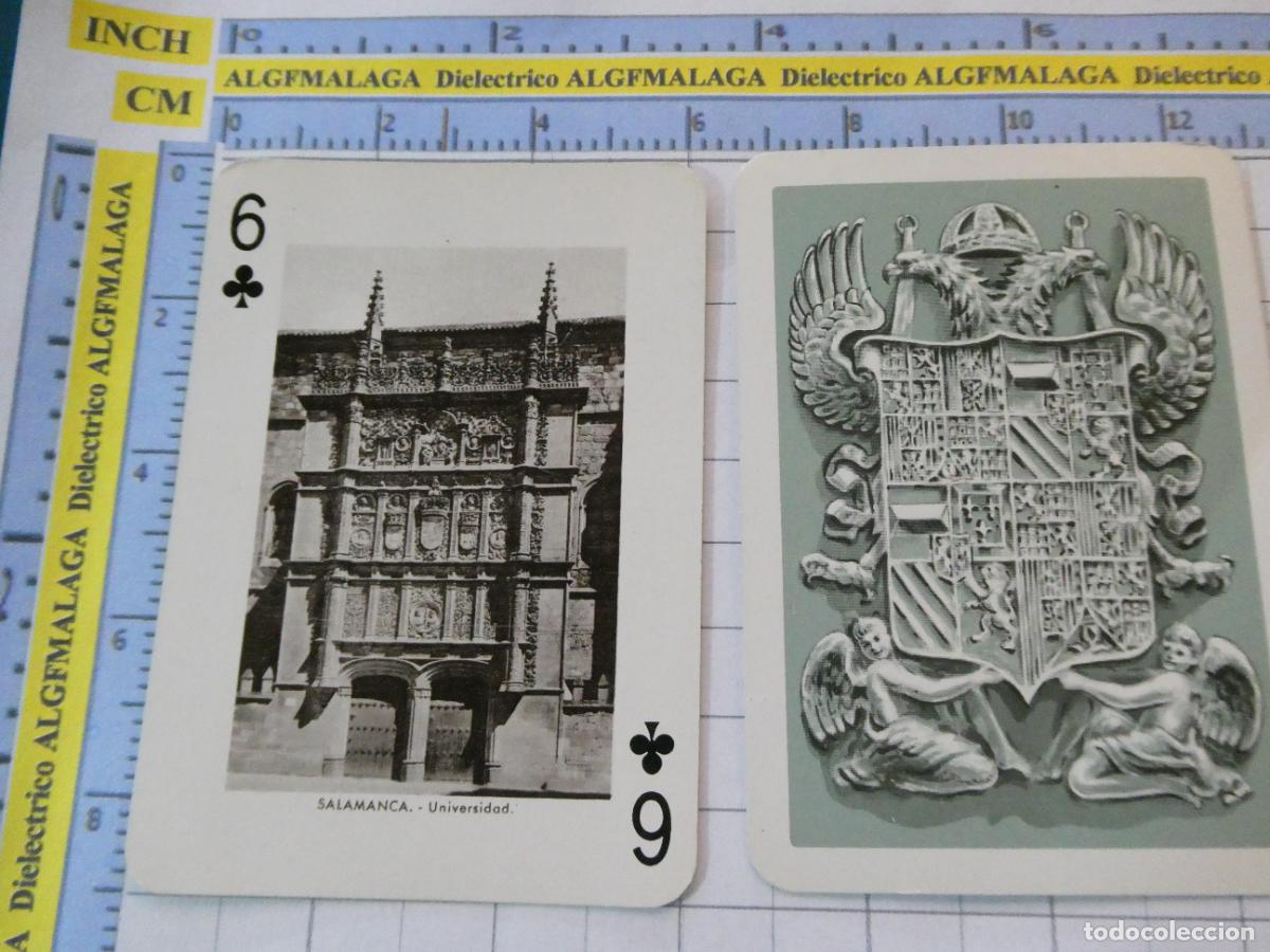 Barajas de cartas: NAIPE CARTA BARAJA POKER FOURNIER A&Ntilde;O 1959 MONUMENTOS ESPA&Ntilde;A. SALAMANCA UNIVERSIDAD