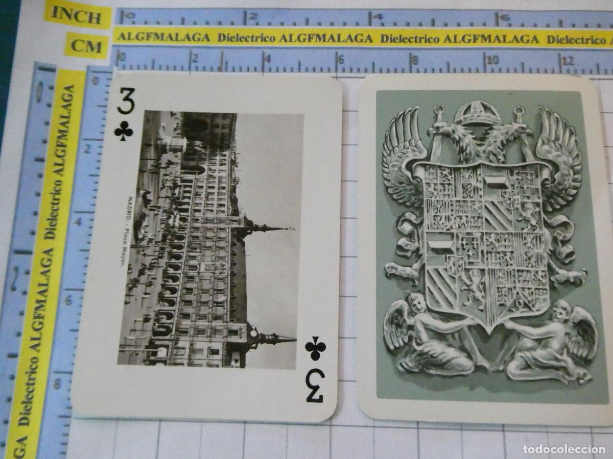 Barajas de cartas: NAIPE CARTA BARAJA POKER FOURNIER A&Ntilde;O 1959 MONUMENTOS ESPA&Ntilde;A. MADRID PLAZA MAYOR