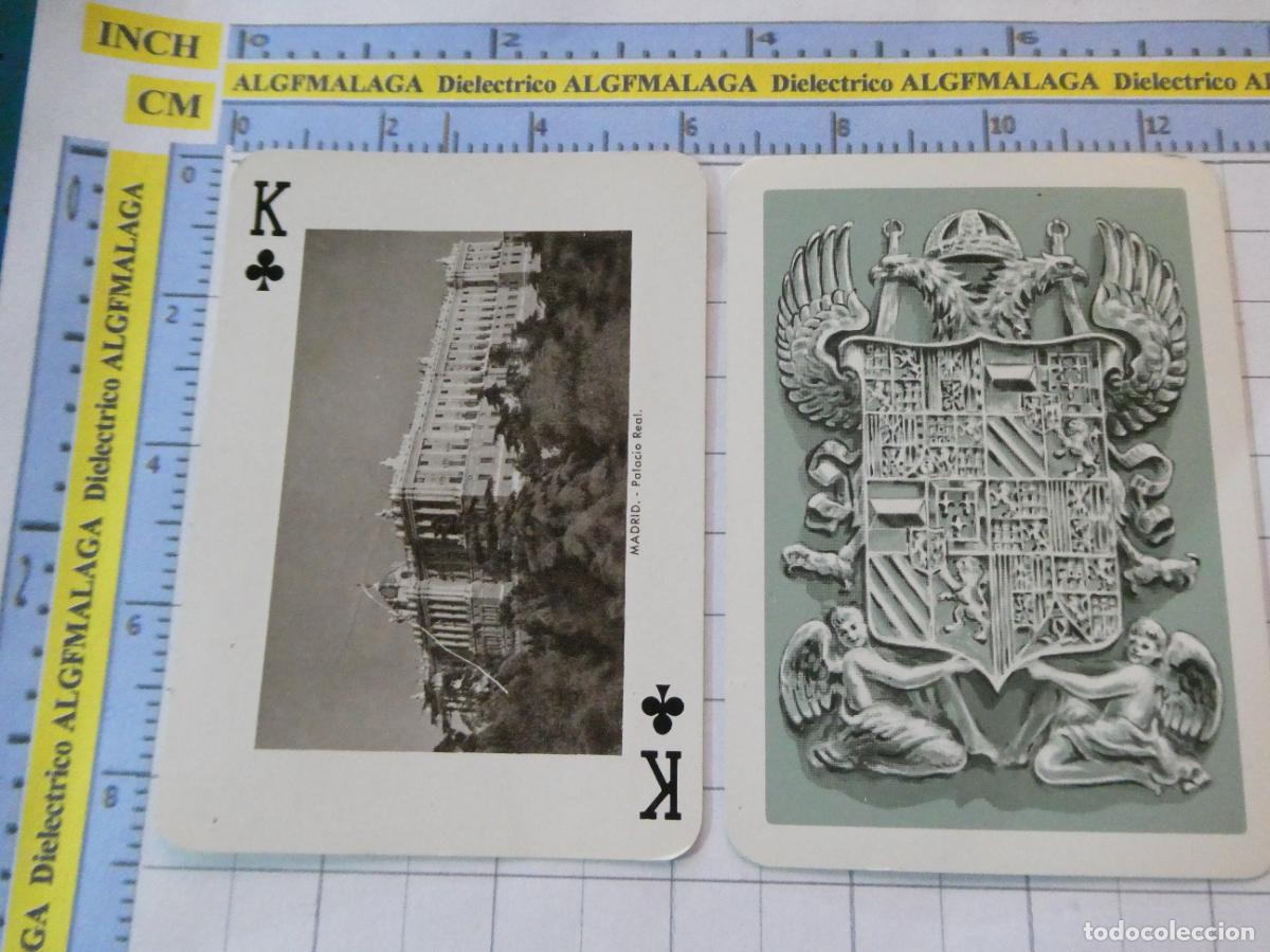 Barajas de cartas: NAIPE CARTA BARAJA POKER FOURNIER A&Ntilde;O 1959 MONUMENTOS ESPA&Ntilde;A. MADRID PALACIO REAL