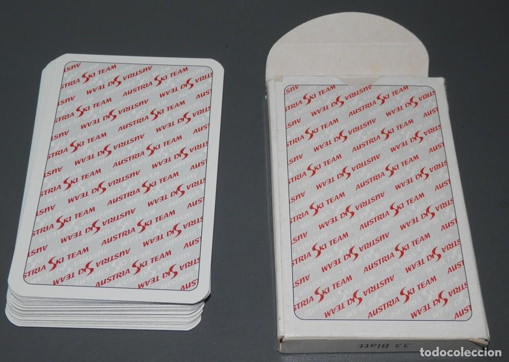 Barajas de cartas: BARAJA DE CARTAS DE LA SKI TEAM AUSTRIA