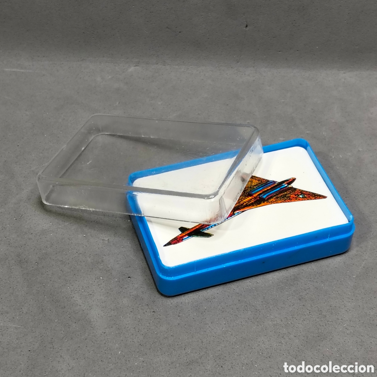 Barajas de cartas: Caja de 20 MicroL&aacute;minas educativas, Mini l&aacute;minas. serie Aviones. Publicaci&oacute;n a&ntilde;o 1972.