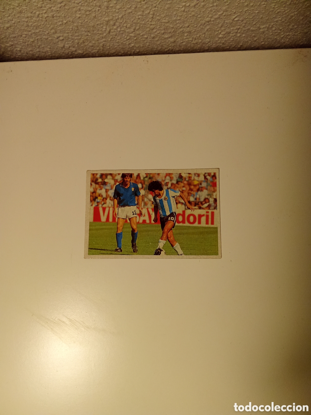 Barajas de cartas: Cromo maradona de los 80