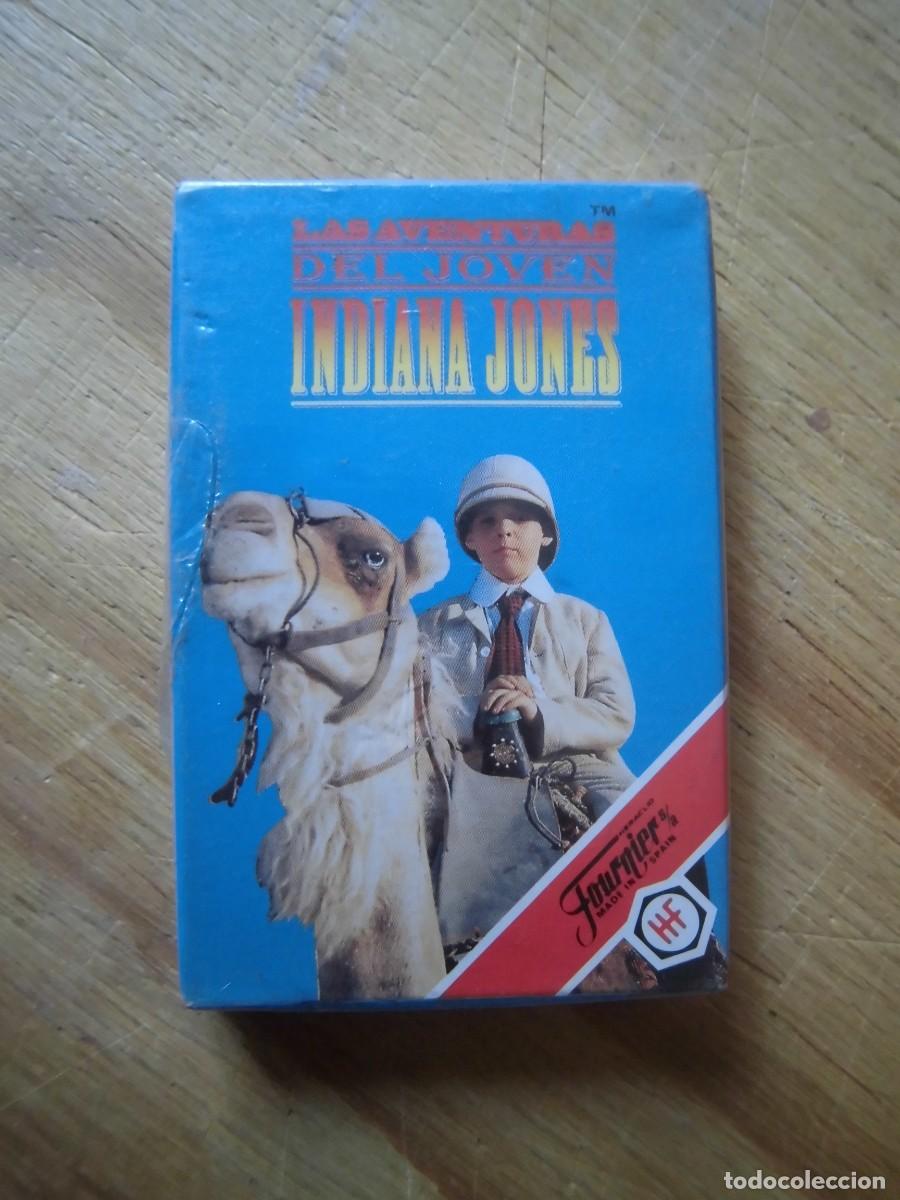 Barajas de cartas: BARAJA INFANTIL LAS AVENTURAS DEL JOVEN INDIANA JONES FOURNIER PRECINTADA