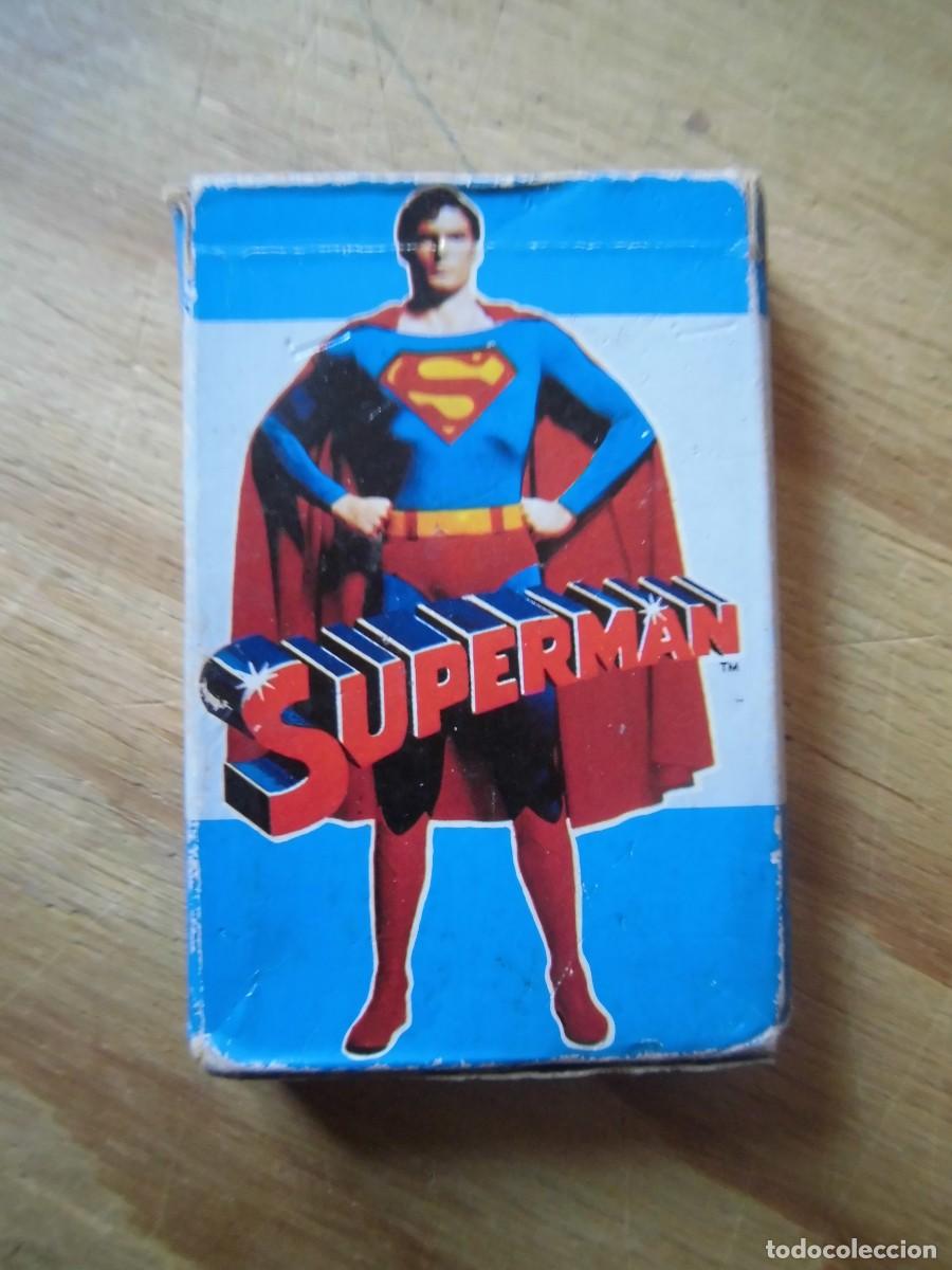 Barajas de cartas: BARAJA INFANTIL SUPERMAN FOURNIER