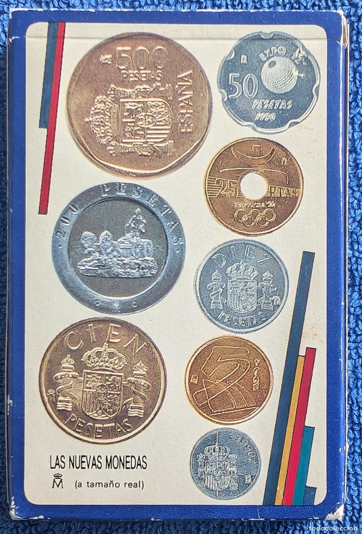 Barajas de cartas: Baraja Espa&ntilde;ola - Las nuevas monedas - Fournier