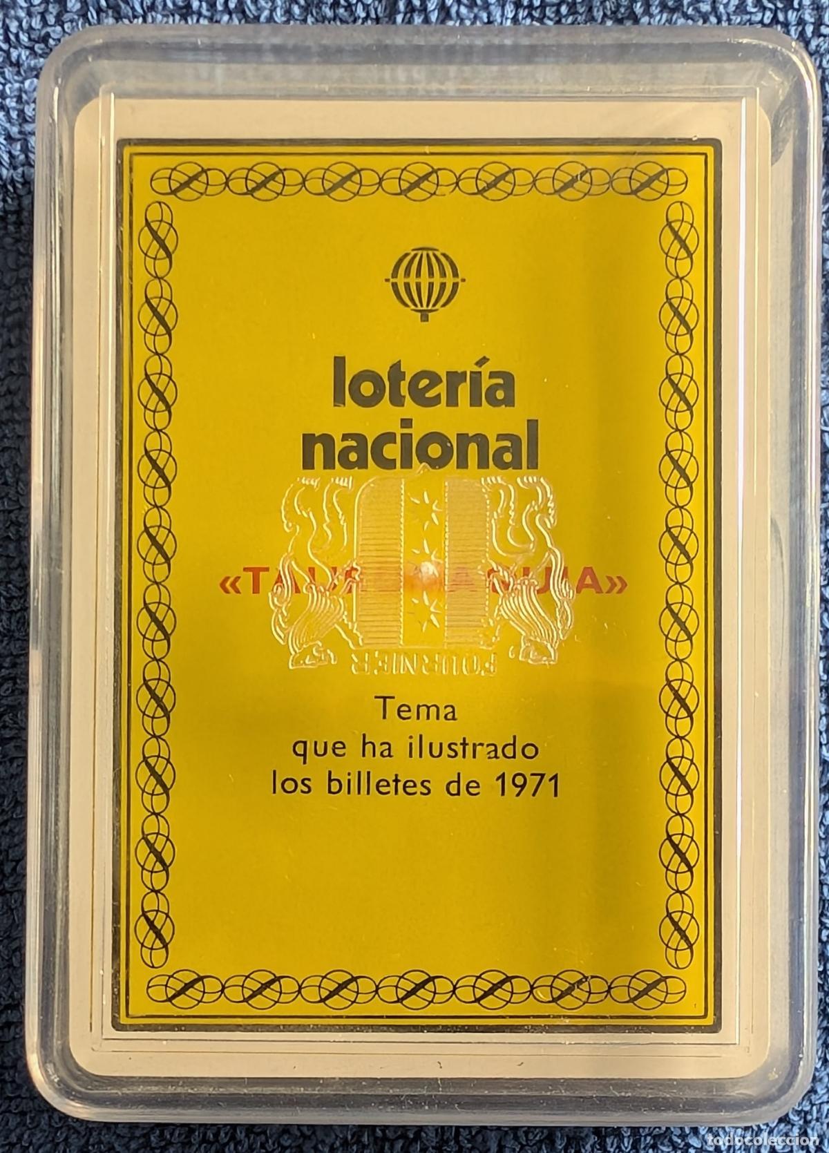 Barajas de cartas: Baraja Espa&ntilde;ola - Loter&iacute;as Nacional - Tauromaquia - Fournier (1971)
