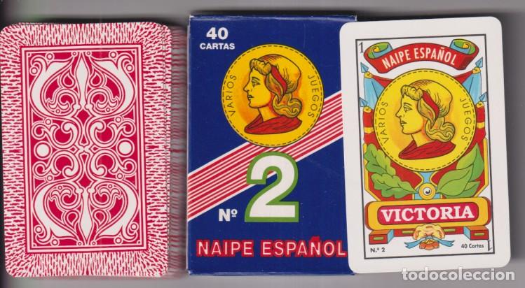 Barajas de cartas: Baraja. Naipe Espa&ntilde;ol n&ordm; 2. Victoria. 40 cartas. sin usar (M&eacute;xico)
