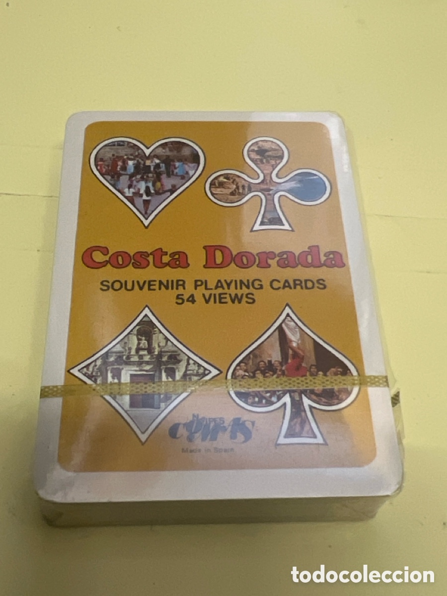 Barajas de cartas: T3/A11/7. BARAJA DE CARTAS - COSTA DORADA - 54 CARTAS
