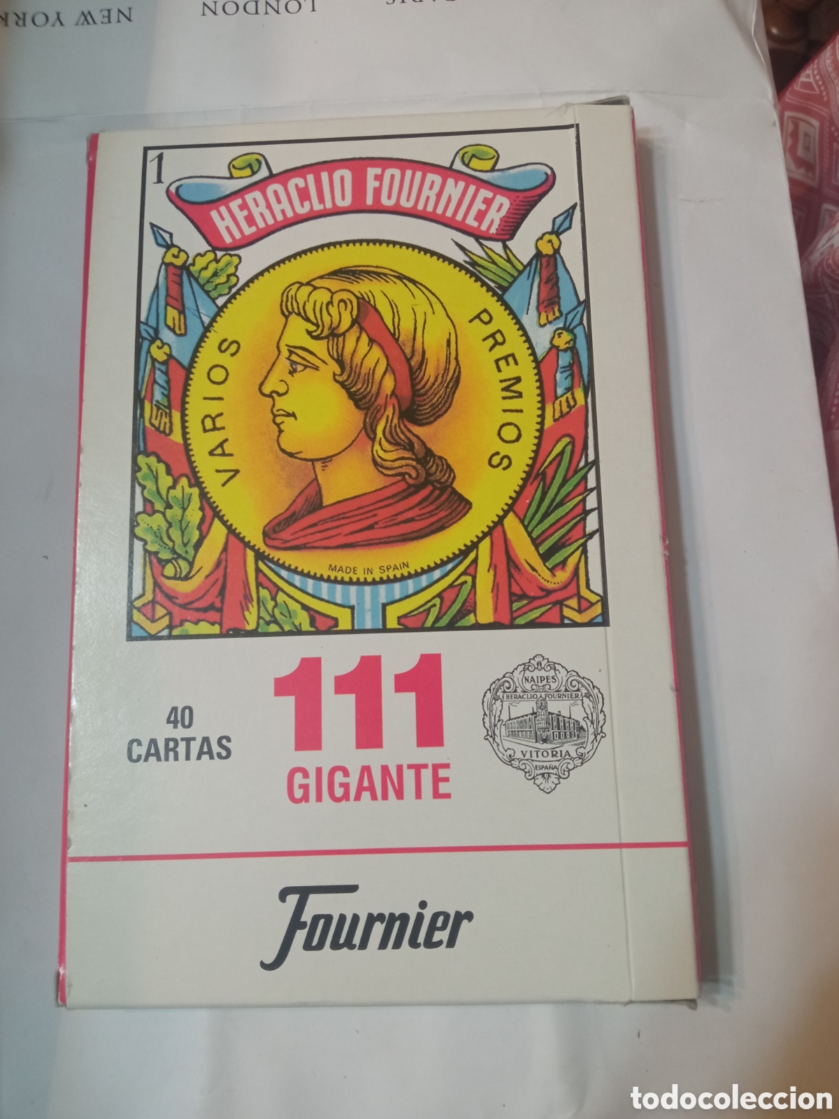 Barajas de cartas: Baraja de naipes Gigante de Fournier, miden 19x12, 2cm
