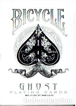 Barajas de cartas: Dos barajas Bicycle Playing cards Ghost (blanca y negra)