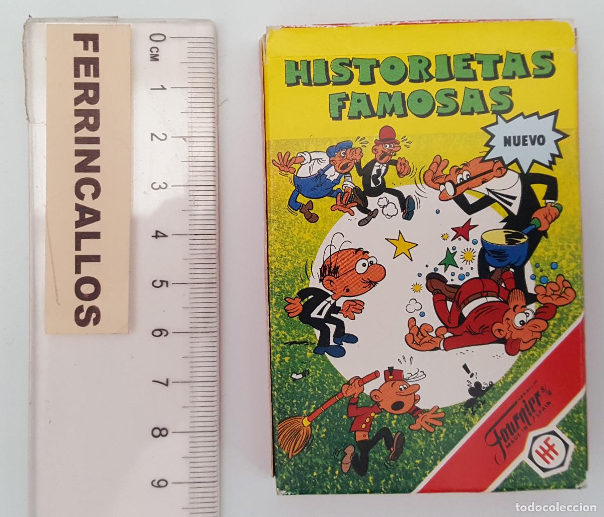 Barajas de cartas: HISTORIETAS FAMOSAS, JUEGO INFANTIL, HERACLIO FOURNIER, COMPLETA 33 CARTAS, BARAJA, NAIPES