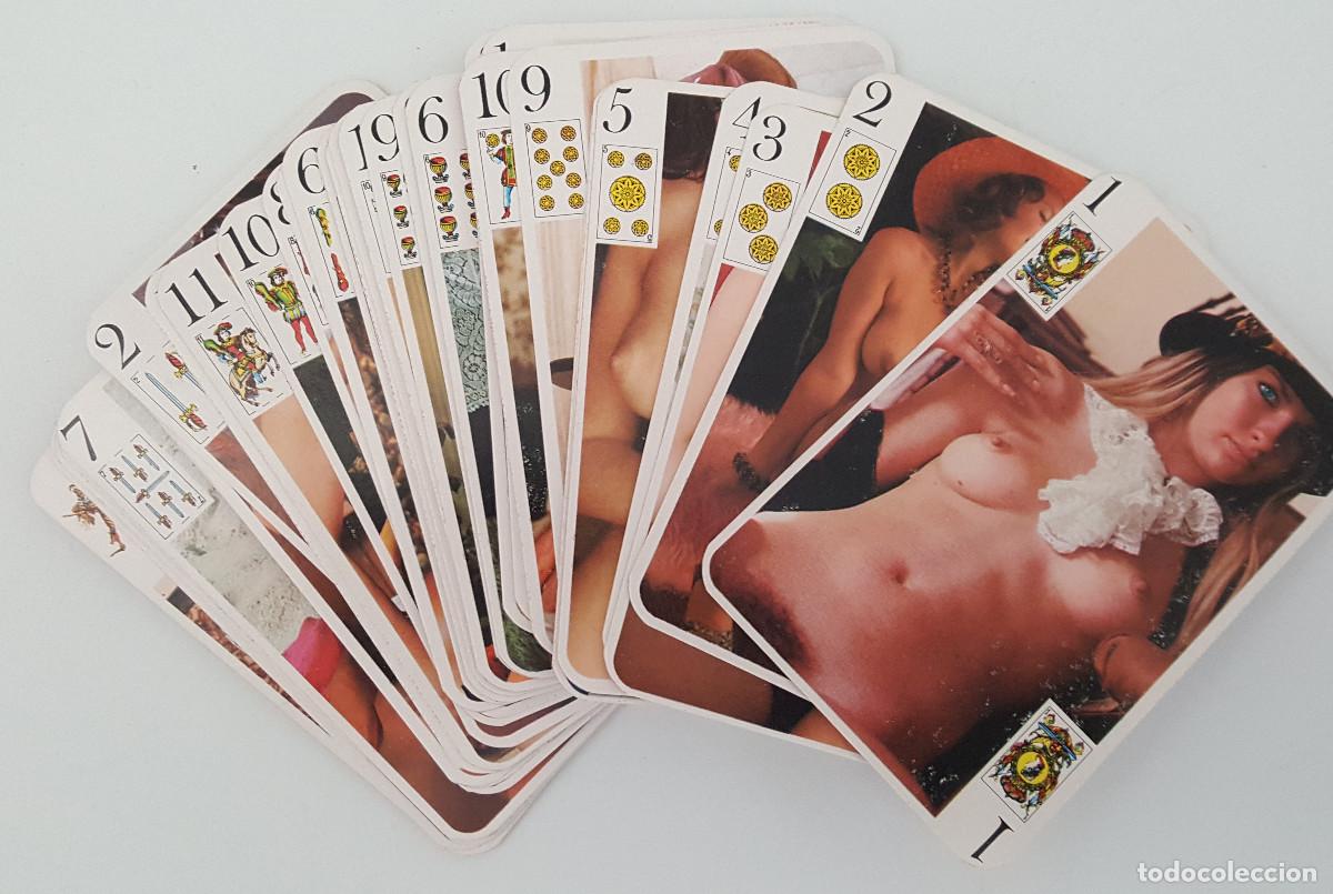 Barajas de cartas: NAIPE ESPA&Ntilde;OL DE SE&Ntilde;ORITAS, BARAJA ESPA&Ntilde;OLA CHICAS DESNUDAS, COMPLETA, CARTAS SEXO EROTISMO