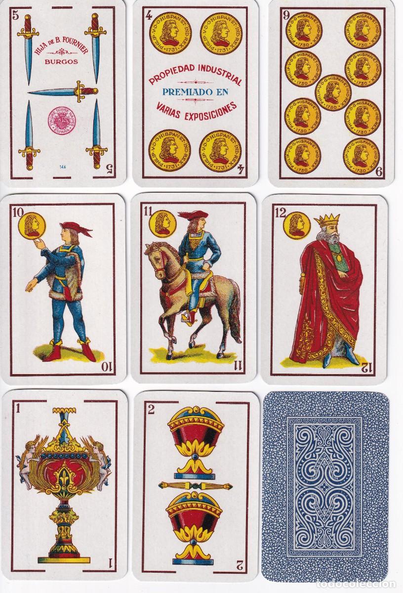 Playing Cards: 304A - BARAJA MARFIL OPACO DEL A&Ntilde;O 1964 CON 46 NAIPES DE HIJOS DE HIJA DE BRAULIO FOURNIER