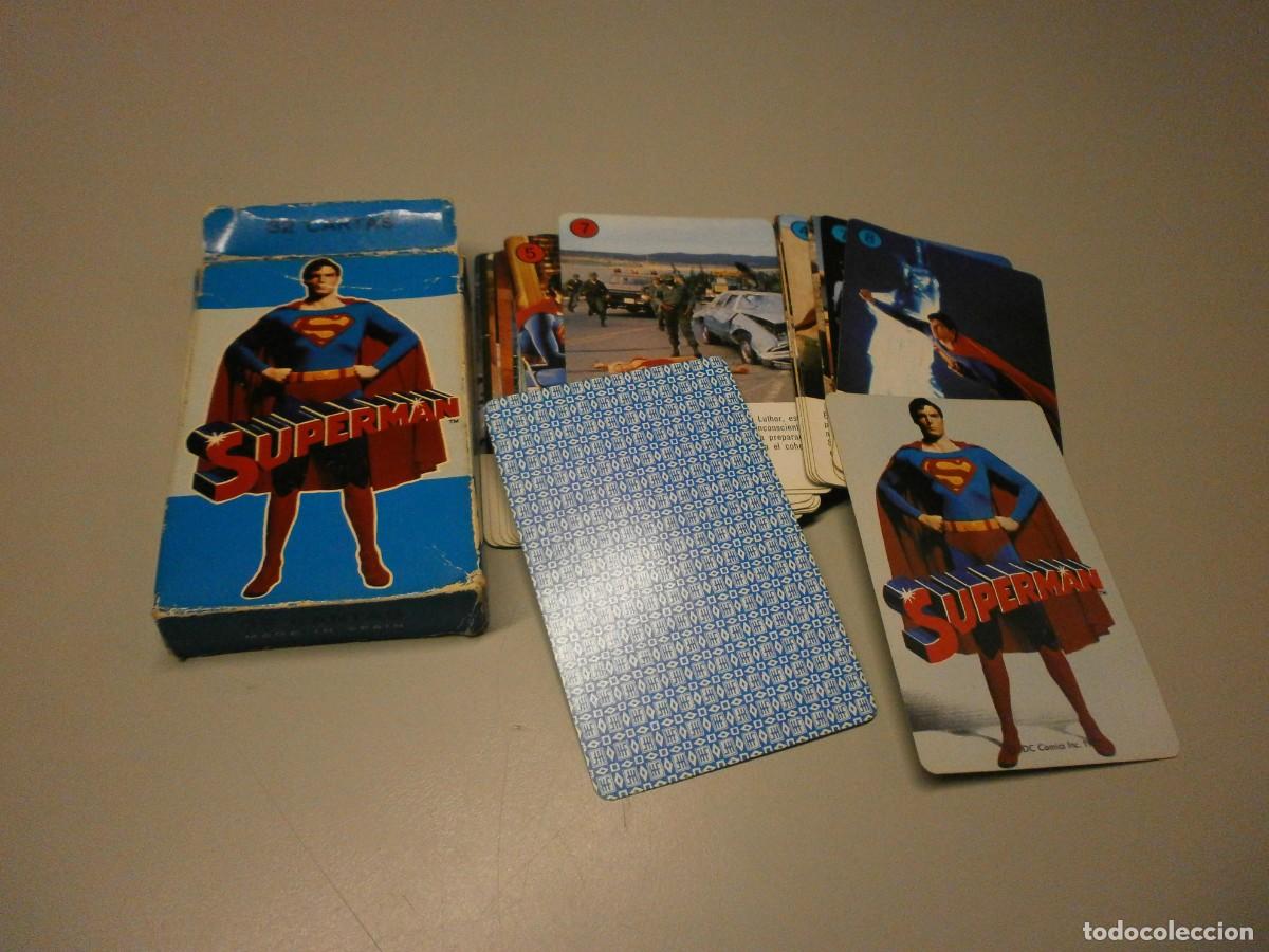 Barajas de cartas: baraja fournier superman completa