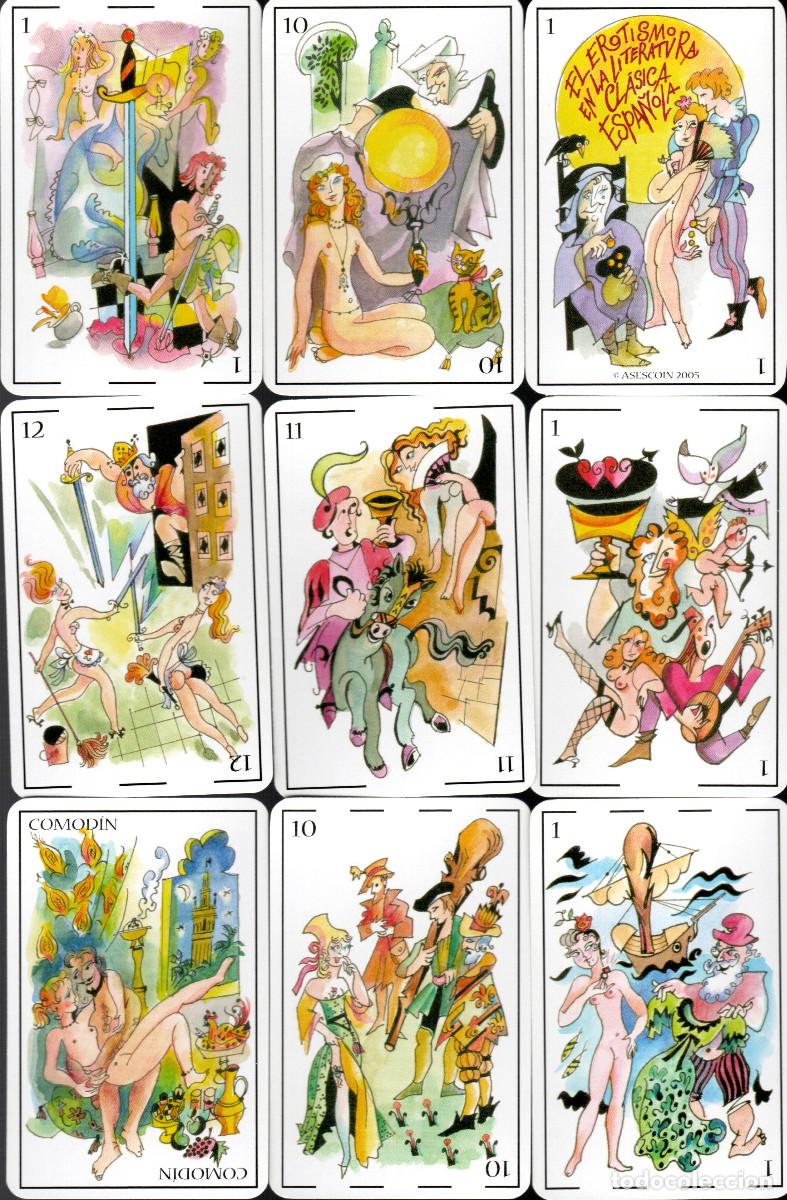 Barajas de cartas: BARAJA ESPA&Ntilde;OLA EROTISMO EN LA LITERATURA ESPA&Ntilde;OLA-A&Ntilde;O 2005