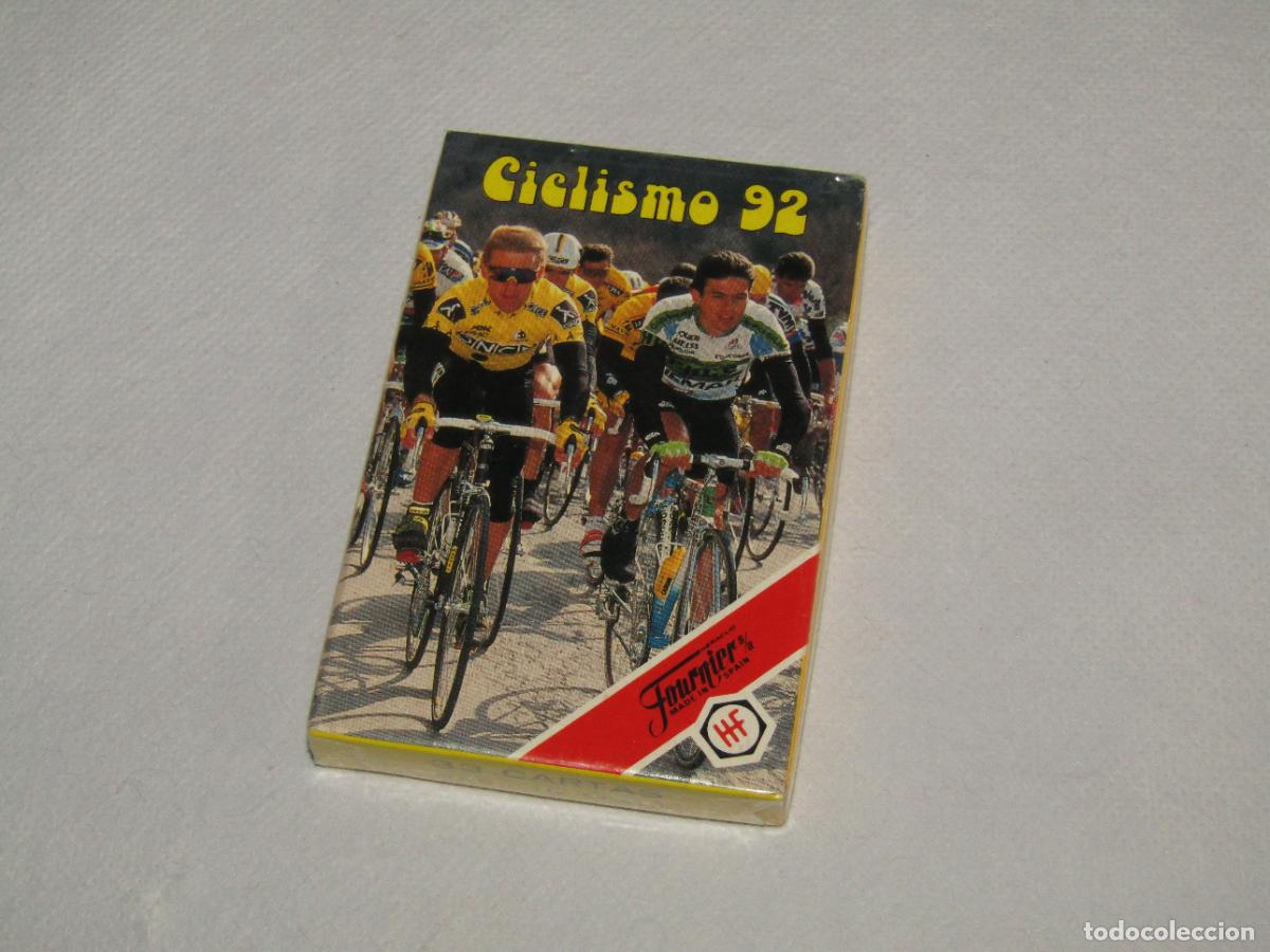 Barajas de cartas: Antigua Baraja Infantil CICLISMO 92 con 33 Cartas de HERACLIO FOURNIER Sin Desprecintar