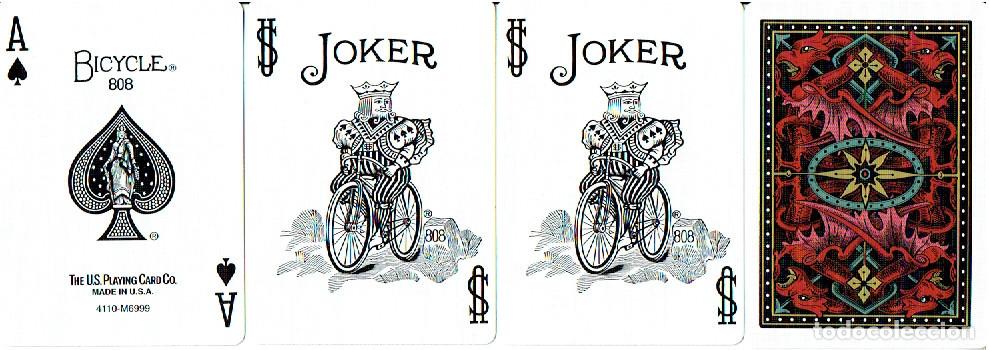Barajas de cartas: Baraja de p&oacute;ker Bicycle Dragon back - Foto 2