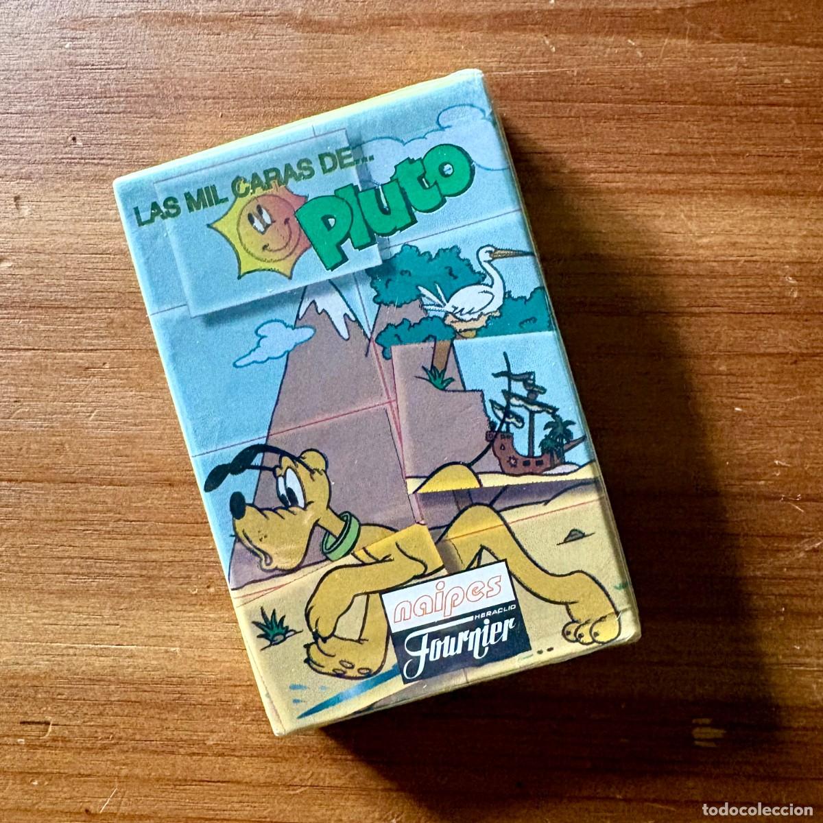 Barajas de cartas: BARAJA DE CARTAS NAIPES FOURNIER PRECINTADOS, SIN ABRIR, LAS MIL CARAS DE PLUTO