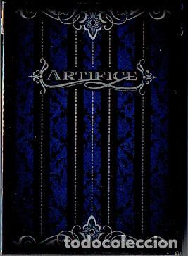 Barajas de cartas: Baraja de p&oacute;ker Artifice Blue Playing cards