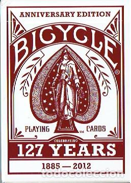 Kartenspiele: Baraja de p&oacute;ker Bicycle Anniversary Edition 127 Years