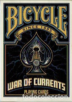Barajas de cartas: Baraja de p&oacute;ker Bicycle Playing cards War of Currents