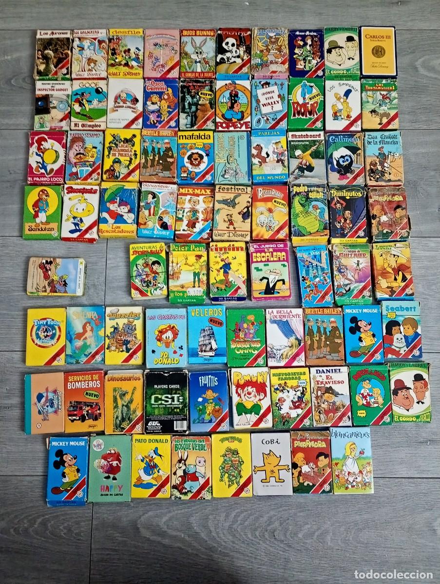 Barajas de cartas: Lote de 75 barajas de cartas fournier y variadas