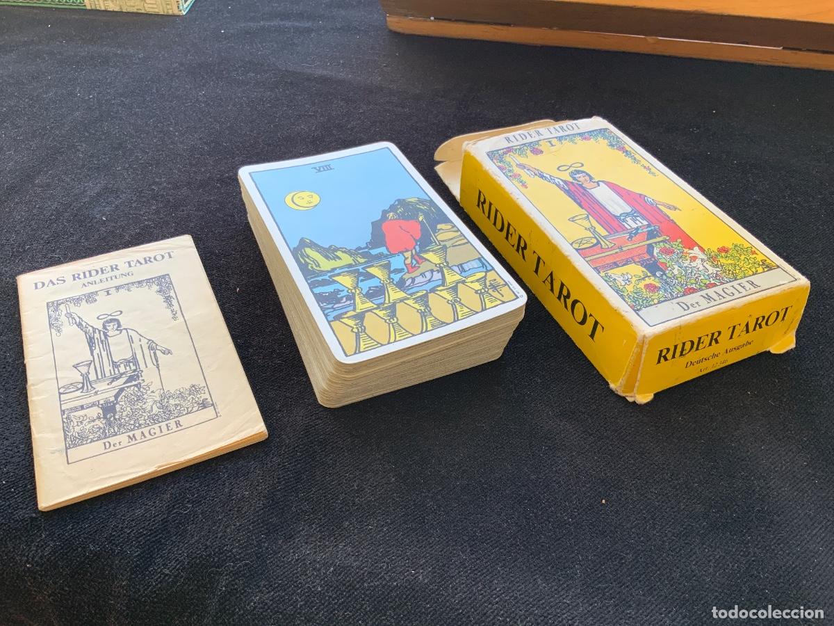 Barajas de cartas: Rider tarot, baraja de cartas completa , usada, aleman ed 1971, u.s games systems inc. 78 cartas.
