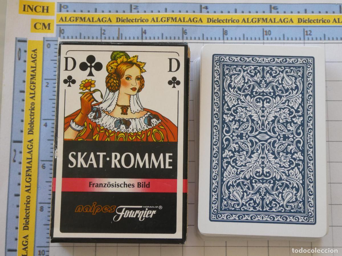 Barajas de cartas: BARAJA DE CARTAS SKAT ROMME. FOURNIER. NAIPE FRANC&Eacute;S. 90GR
