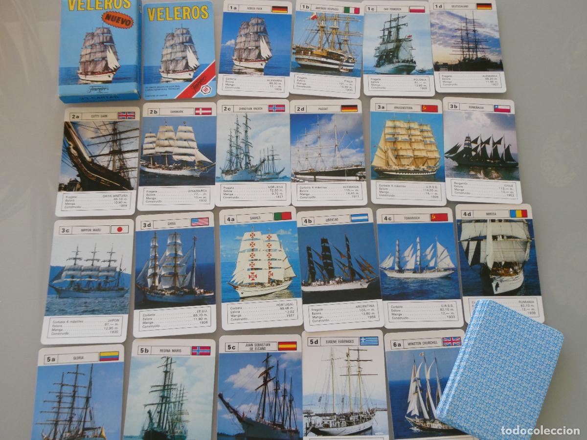 Barajas de cartas: BARAJA DE CARTAS INFANTIL. CUARTEROS. VELEROS FOURNIER A&Ntilde;O 1989. 60GR
