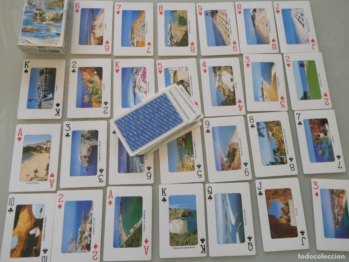 Barajas de cartas: BARAJA DE CARTAS P&Oacute;KER. ALGARVE PORTUGAL. CADA NAIPE UNA FOTO POSTAL. 80GR