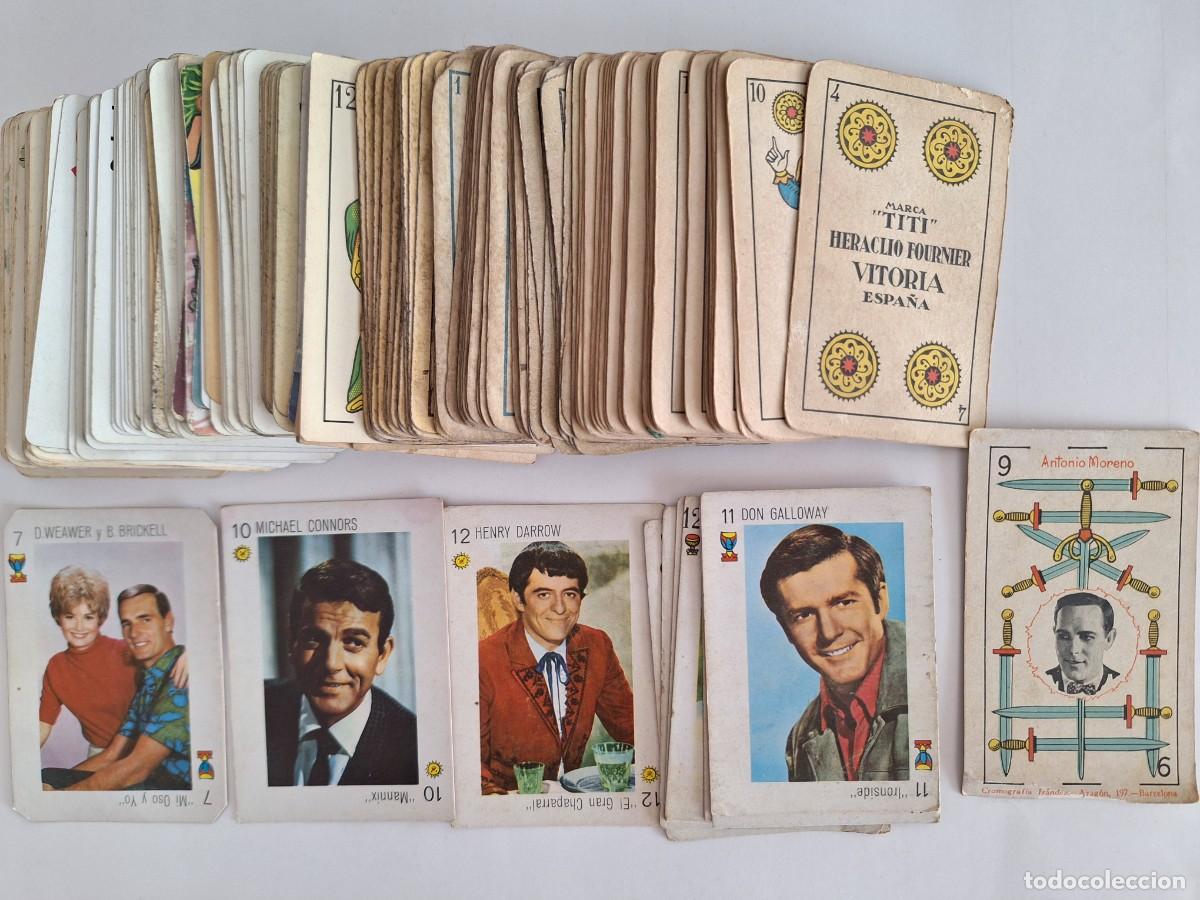 Barajas de cartas: GRAN LOTE NAIPES BARAJAS ESPA&Ntilde;OLA POKER INCOMPLETAS FOURNIER MARCA TITI SIMEON DURA ETC VER FOTOS RV