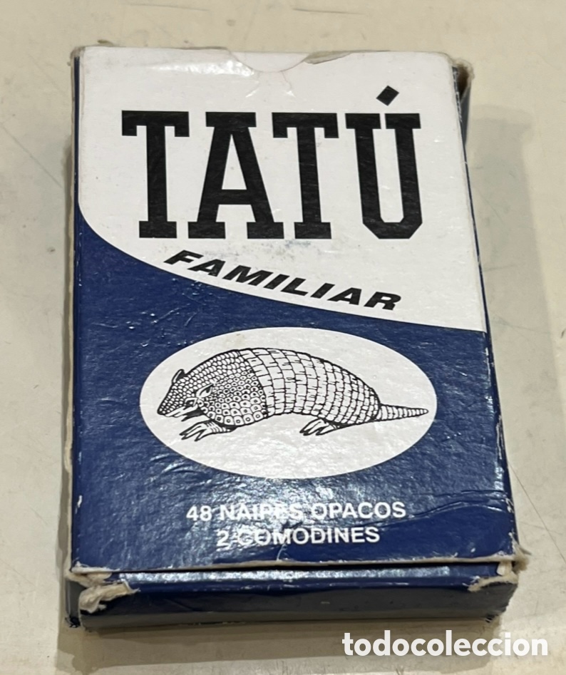 Barajas de cartas: Baraja. TATU Familiar. Cartamundi. CASABO. Uruguay.