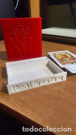 Barajas de cartas: Caja de cartas Mus Real Sporting de Gij&oacute;n