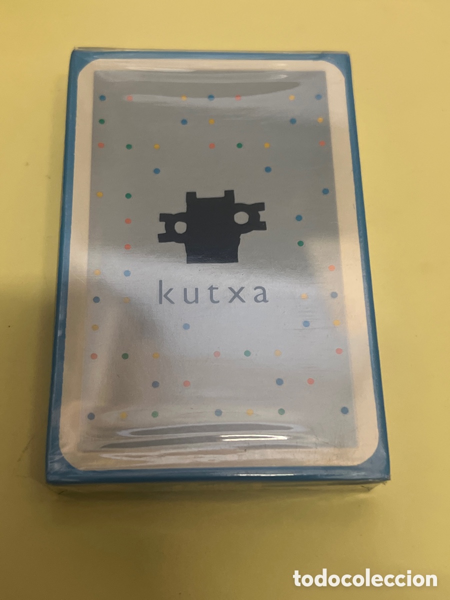 Barajas de cartas: T3/A11/19. Antigua Baraja Espa&ntilde;ola de NAIPES COMAS, publicidad de KUTXA