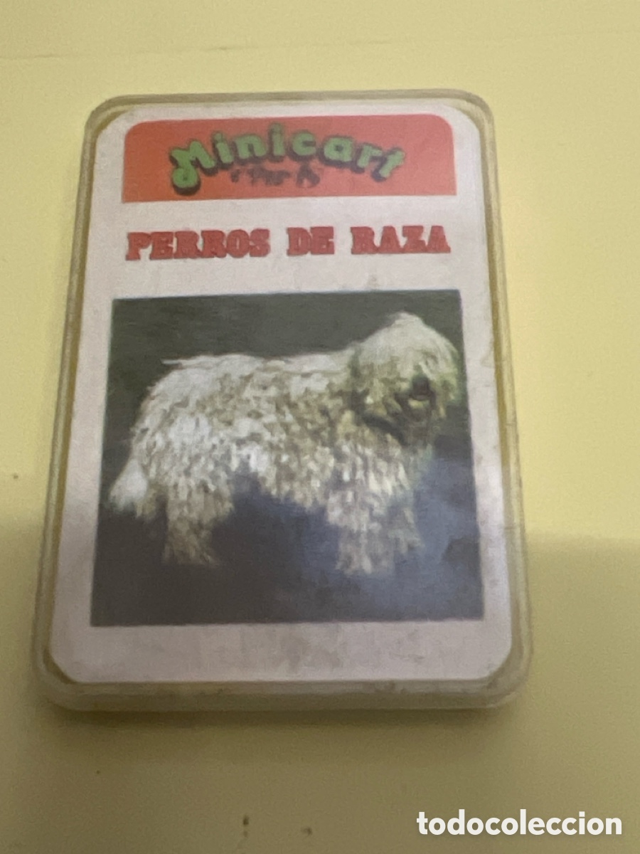 Barajas de cartas: T3/A11/23. Juego cartas, naipes baraja infantil, minicart Comas - perros de raza