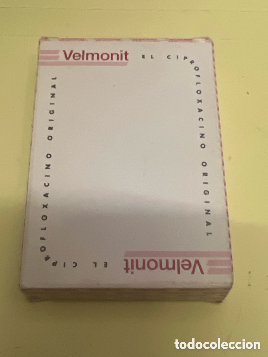 Barajas de cartas: T3/A11/26. BARAJA POKER PUBLICIDAD FARMACIA, VELMONIT, NAIPES COMAS, NUEVA