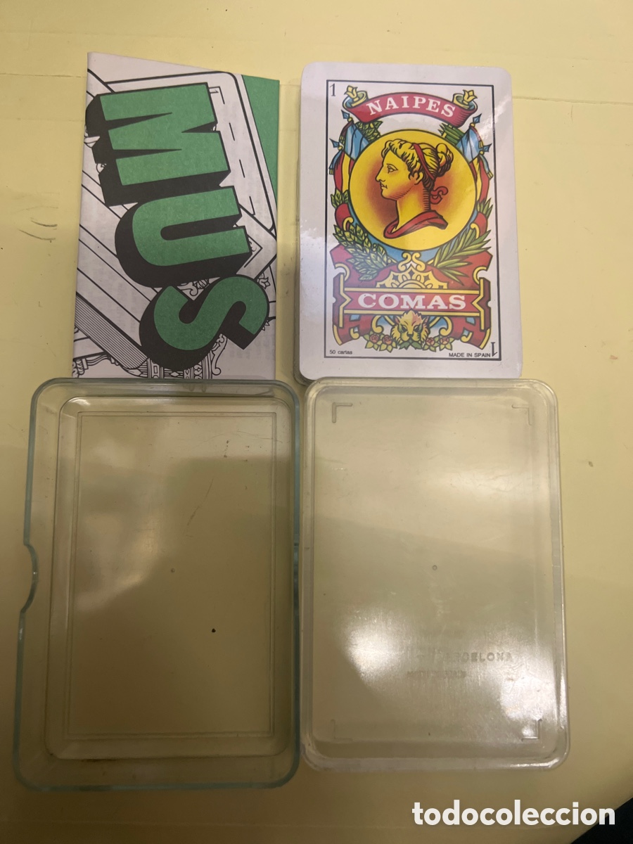 Barajas de cartas: T3/A11/27. BARAJA ESPA&Ntilde;OLA - COMAS - INSTRUCCIONES DEL MUS