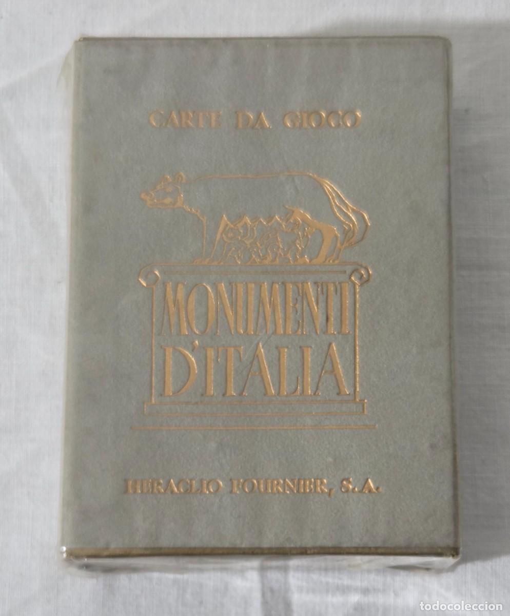 Barajas de cartas: Baraja de cartas, Monumenti D'Italia, Heraclio Fournier, Sin abrir