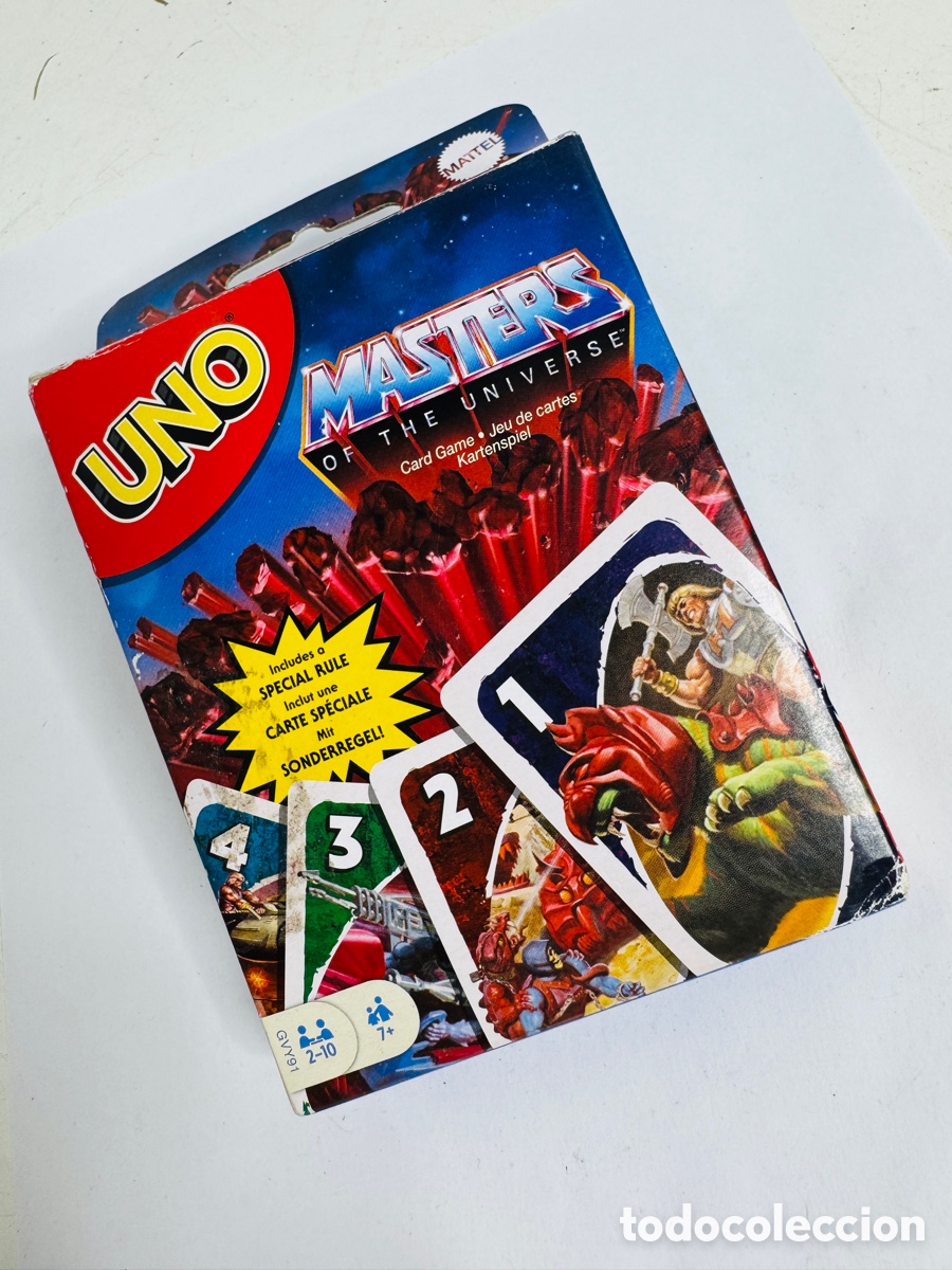 Barajas de cartas: Juego de Cartas Uno Edici&oacute;n Masters del Universo Mattel - He-man, Skeletor