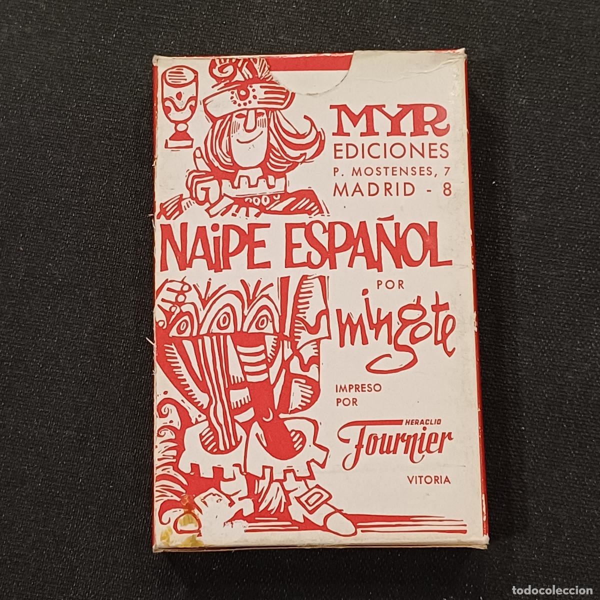 Barajas de cartas: NAIPE ESPA&Ntilde;OL/FOURNIER-MINGOTE/MYR EDICIONES.
