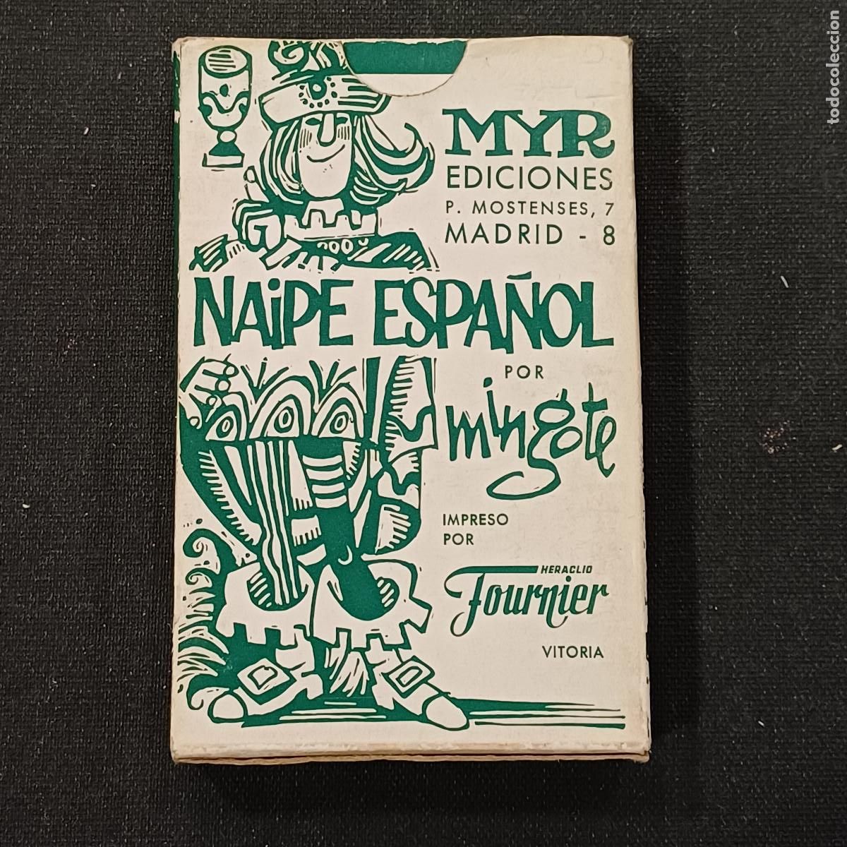 Barajas de cartas: NAIPE ESPA&Ntilde;OL/FOURNIER-MINGOTE/MYR EDICIONES.