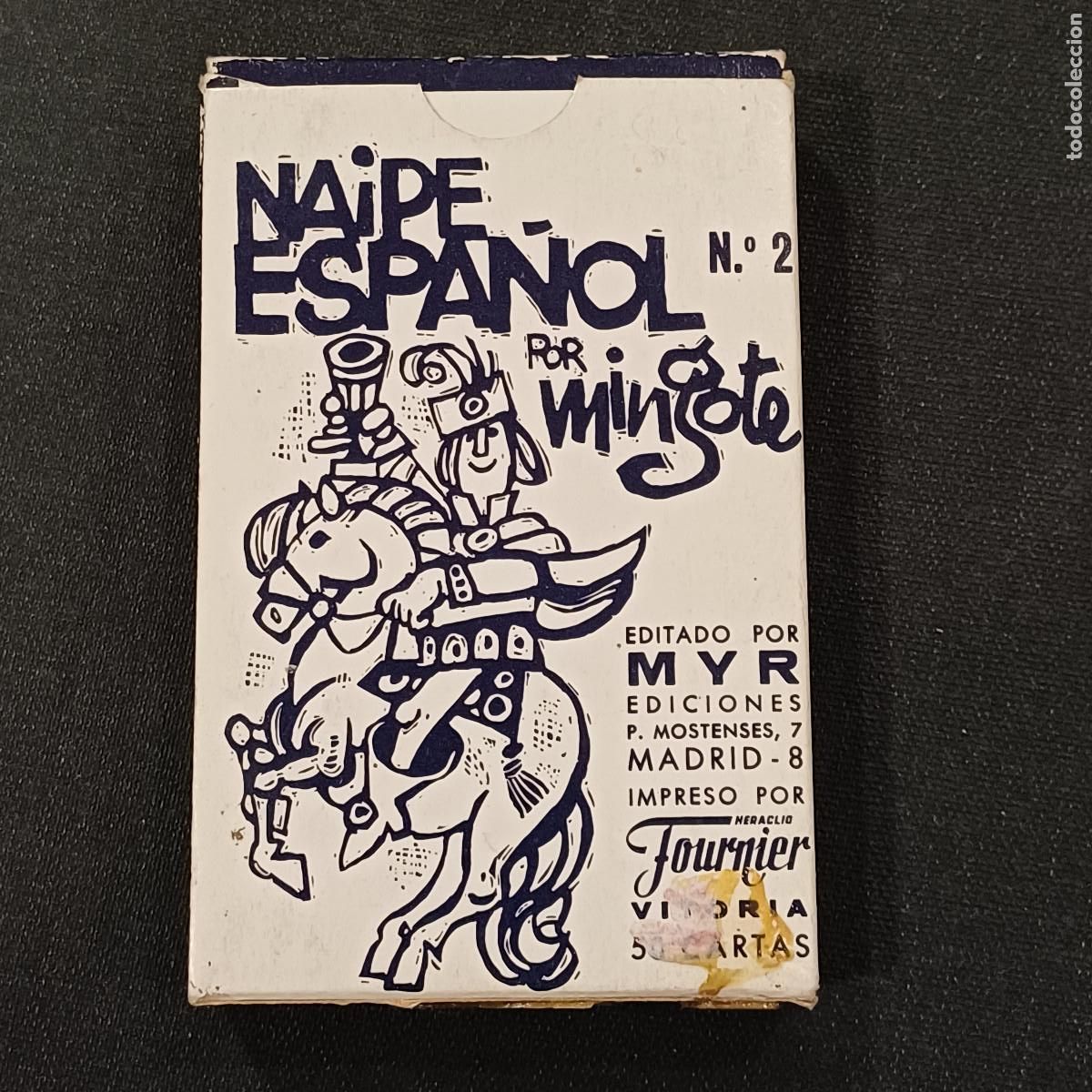 Barajas de cartas: NAIPE ESPA&Ntilde;OL/FOURNIER-MINGOTE/MYR EDICIONES.