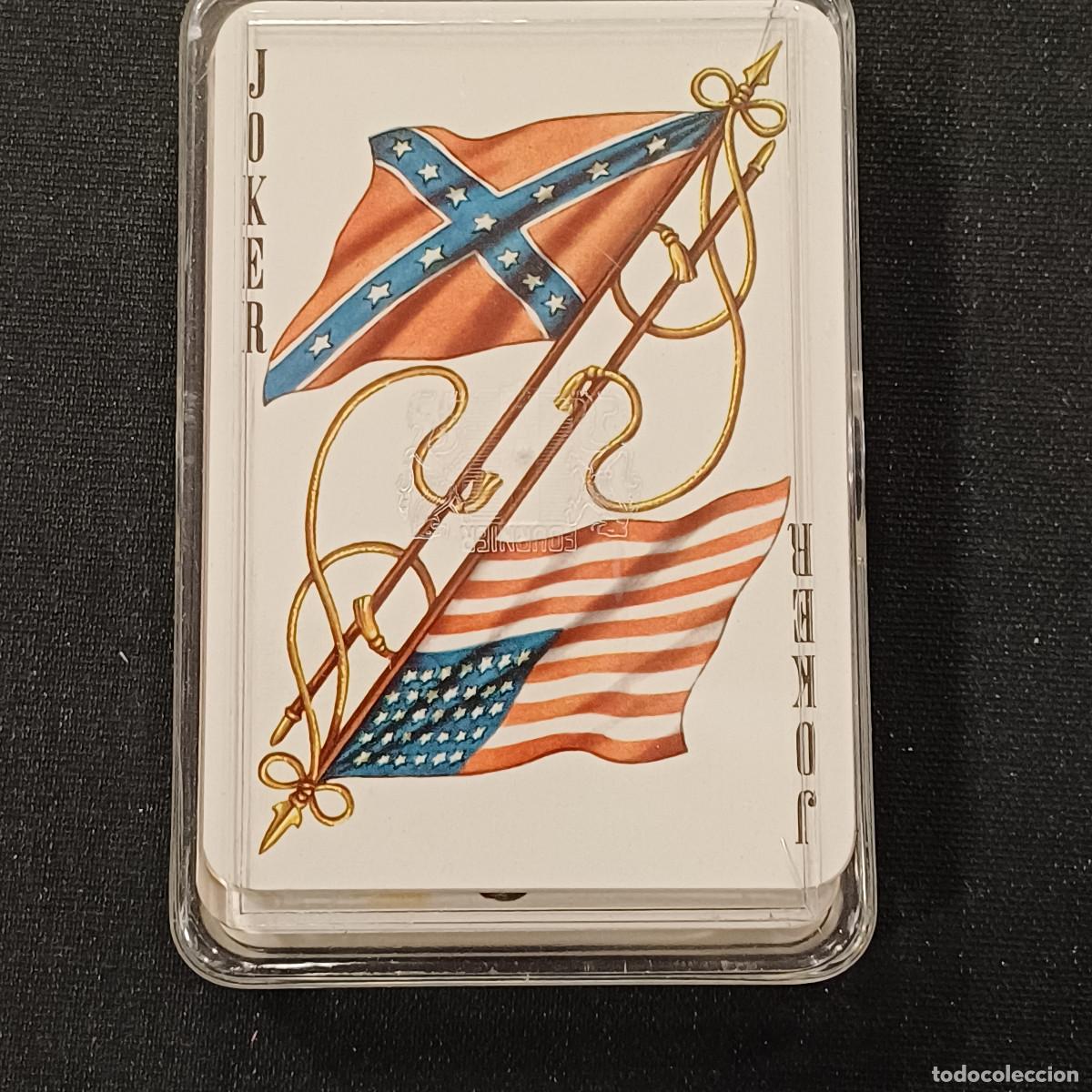 Barajas de cartas: CARTAS AMERICAN CIVIL WAR/HERACLIO FOURNIER/JUEGO DE CARTAS POKER .