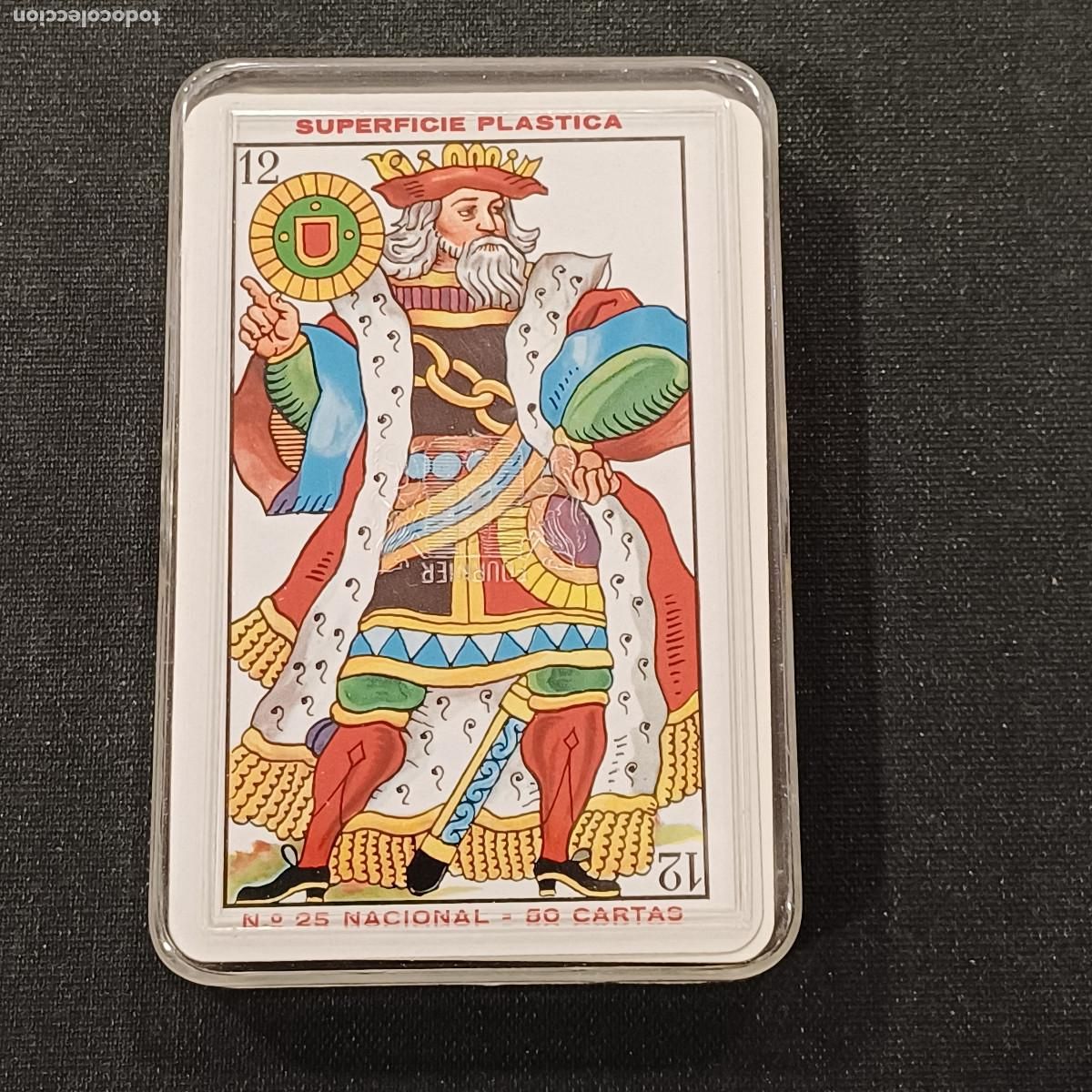 Barajas de cartas: CARTAS HERACLIO FOURNIER SUPERFICIE PLASTICA/JUEGO DE CARTAS.