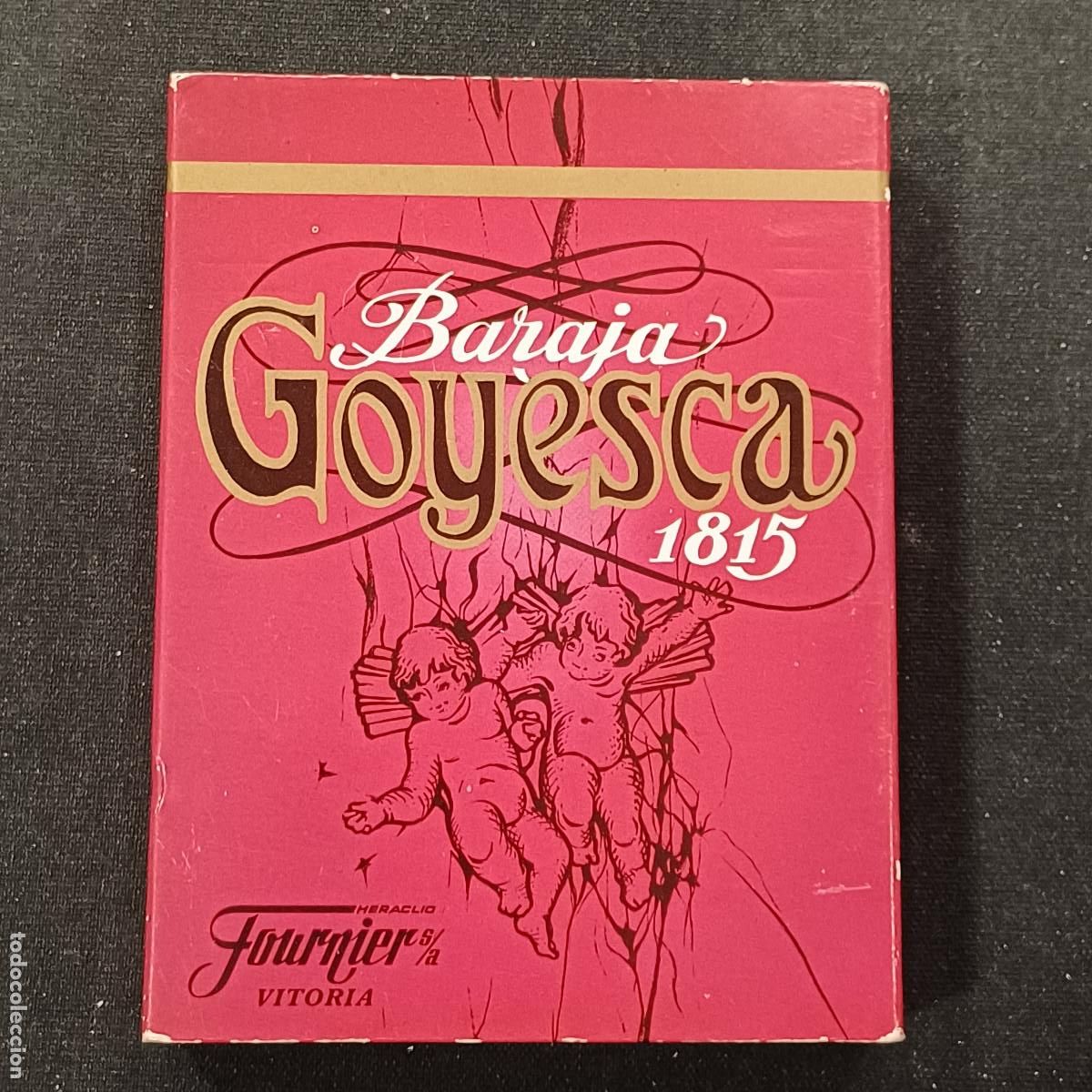 Barajas de cartas: BARAJA GOYESCA 1815/HERACLIO FOURNIER/JUEGO DE CARTAS.