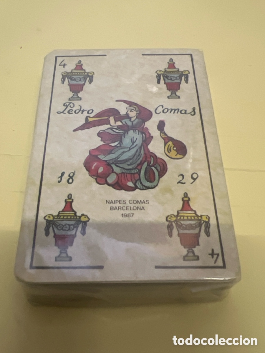 Barajas de cartas: T3/A12/5. Baraja de cartas Espa&ntilde;ola, naipes Pedro Comas 1987.