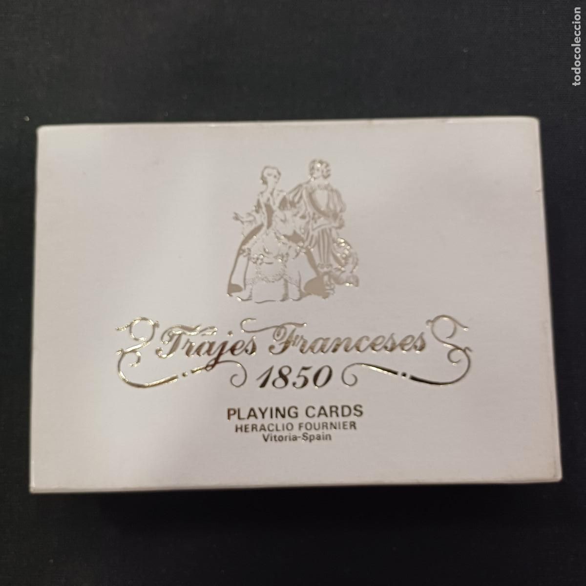 Barajas de cartas: BARAJA TRAJES FRANCESES 1850 HERACLIO FOURNIER/JUEGO DE CARTAS.