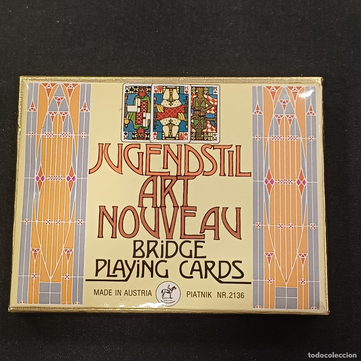 Barajas de cartas: BARAJA JUGENDSTIL ART NOUVEAU/JUEGO DE CARTAS.